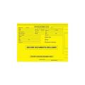 Asp FileRight ColorCode Deal Jacket, 9 1/2" X 12 5/8", 500 Per Bx: Yellow Pk 3031-01
